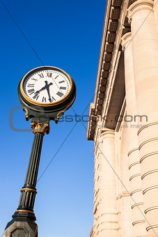 Clock at Union Station in Kansas City 