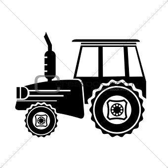 Tractor Silhouette Icon