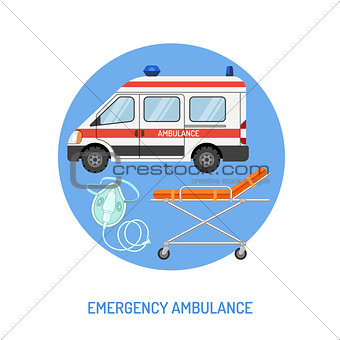 medical emergency ambulance concept