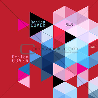 Geometric background Template for covers