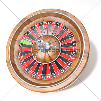 Roulette wheel. 3D