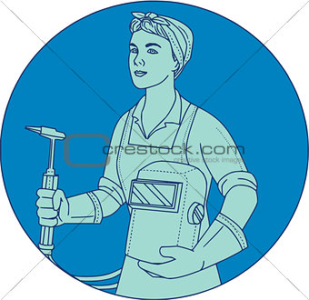 Female Welder Acetylene Welding Torch Mono Line