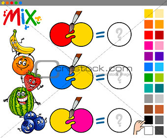 mix colors educational game