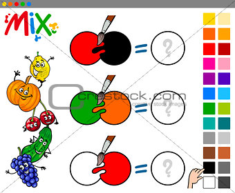 mix colors game for kids