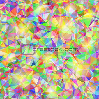 Abstract Colorful Polygonal Background.