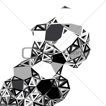 Vector abstract geometrical objects