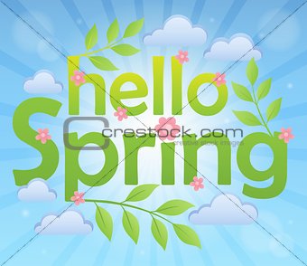 Hello spring theme image 5