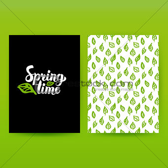 Spring Time Green Poster