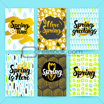 Spring Trendy Hipster Posters