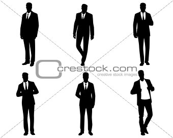 Six business mens