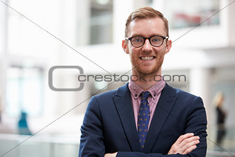 Head And Shoulders Portrait Of Businessman In Office