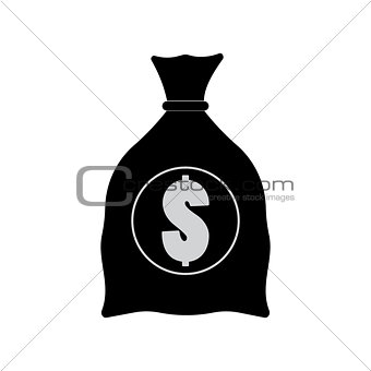 Money Bag with Dollar