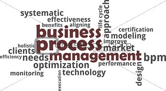 word cloud - business process management