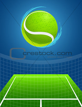 tennis background . vector