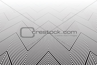 Abstract background. Perspective view. 3D illusion. 