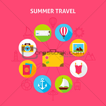 Summer Travel Concept