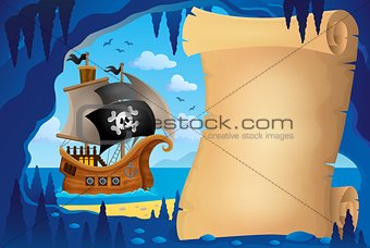 Parchment in pirate cave image 3