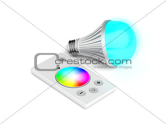 Remote control and LED bulb
