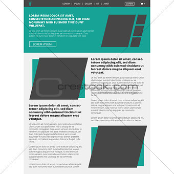 website layout template