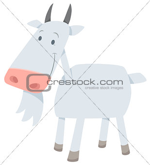cartoon goat farm animal