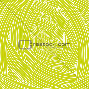 Abstract Yellow Wave Background