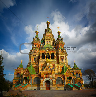 Cathedral of Saints Peter and Paul, Peterhof in Saint Petersburg