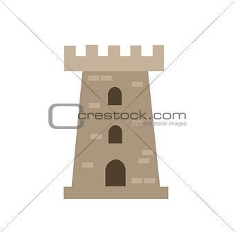 castle tower vector illustration