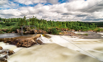 Stornorrfors, Umea River in Sweden
