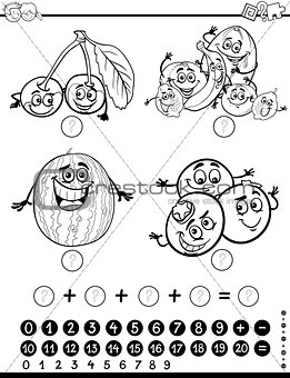 mathematical activity coloring page