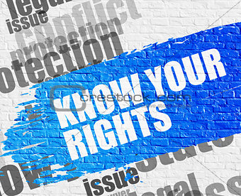 Know Your Rights on Brick Wall.