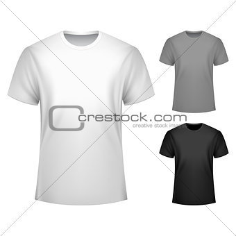 Men T-shirt Template
