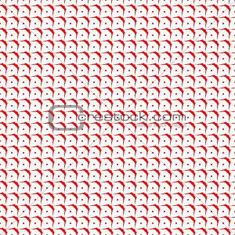 Tile red and white vector pattern