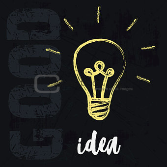 lightbulb ideas concept