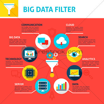 Big Data Filter Infographics