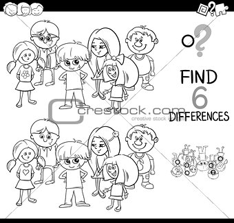 difference game coloring page