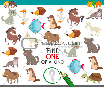 find one of a kind with animal characters