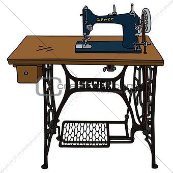 Retro sewing machine