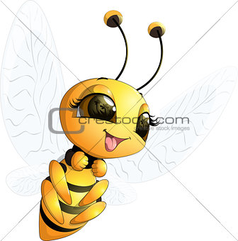 beautiful cute bee