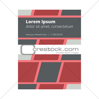 minimalist style business card