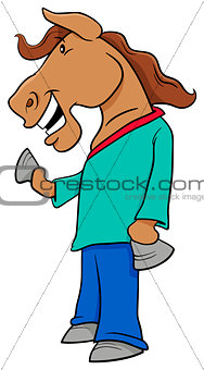 horse character cartoon