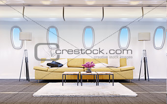 airplane cabin