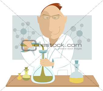 Scientist at the laboratory