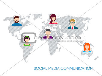 Vector social media communication
