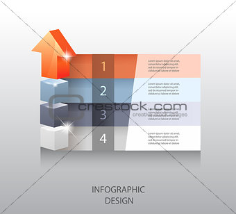 template for infographic or web design