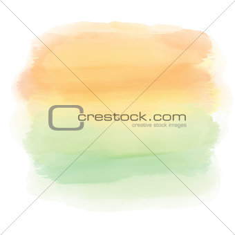Abstract watercolor sunset background 