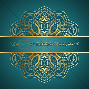 Decorative mandala background