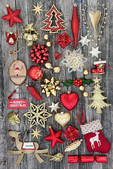 Christmas Symbols with Decorations
