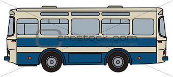 Classic blue bus