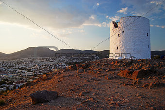 Bodrum old windmills