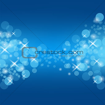 Abstract Blue Circle Background